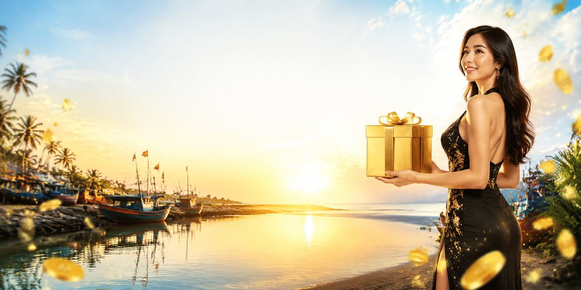 Bãi biển Mũi Né minh họa thói quen xem xổ số trên di động